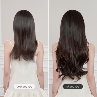 Bộ Tóc Kẹp 6 Phím CAPELLI Xoăn Sóng Loose Perm Layer 40-50cm