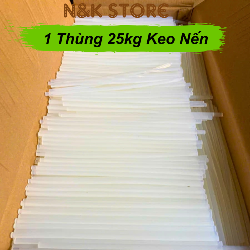 1 thùng 25kg keo nến nhỏ, keo nến to chất lượng cao, 1 thùng keo nến silicon siêu dính