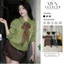Chân Váy Ngắn Dáng Chữ A Chất Dạ Ép Có Quần Bảo Hộ Khóa Kéo Sau Họa Tiết Chấm Bi [MYN668]