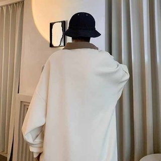 Áo sweater trơn nam nữ form rộng, áo tay dài unisex nỉ bông dày mềm mịn HOODIE POLO BRNAD K1