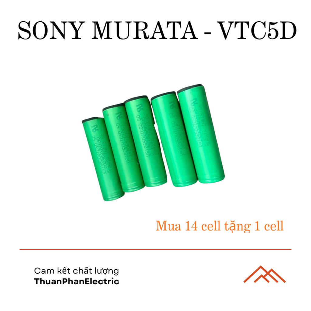 [Gửi từ 5c] Cell tháo khối Sony Murata VTC5D zin hãng như mới, dung lượng > 2700mah