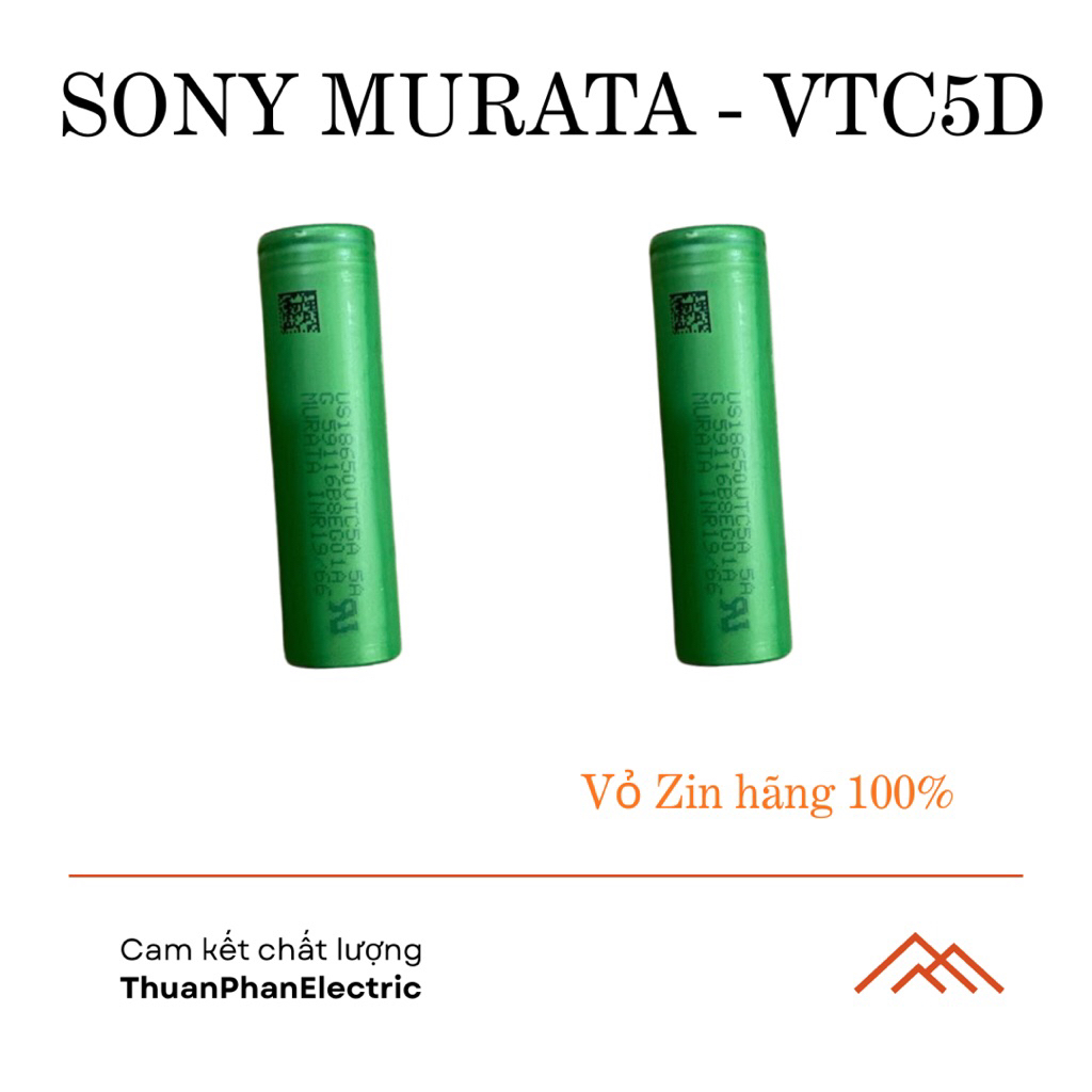 [Gửi từ 5c] Cell tháo khối Sony Murata VTC5D zin hãng như mới, dung lượng > 2700mah