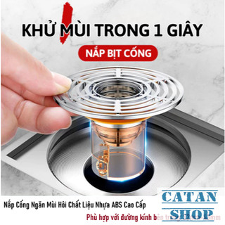 Nắp Chặn Mùi Cống, Nắp Chặn Cống Thoát Nước Sàn Chất Liệu Thép Không Gỉ Cao Cấp Ngăn Mùi Côn Trùng