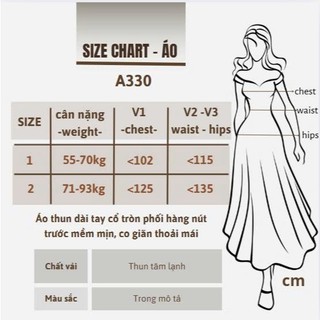 Áo Thun Dài Tay Bigsize Nữ Cổ Tròn Có Nút – Co Giãn, Mặc Đẹp Che Khuyết Điểm 55-93kg A330