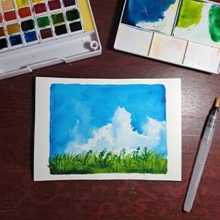 [GIẢM 20K] Màu Nước GLOBAL ART Cao Cấp Dạng Nén 24 Ô Màu Trong Không Bột, Độ Loang Đẹp Dùng Vẽ Tranh M70020