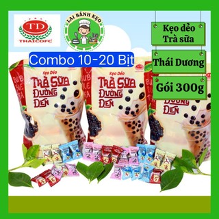 [Sỉ 1Thùng & 10 Bịch] Kẹo Trà Sữa Thái Dương - Bịch 300g(60-65 viên) (Thùng 20 bịch)