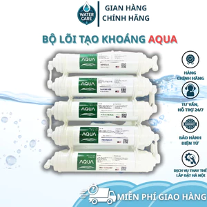 BỘ LÕI TẠO KHOÁNG AQUA, 3 4 5 6 Quả Lọc Cung Cấp Khoáng Chất, Tạo Vị Ngot Cho Nước, Lắp Đặt Dễ Dàng