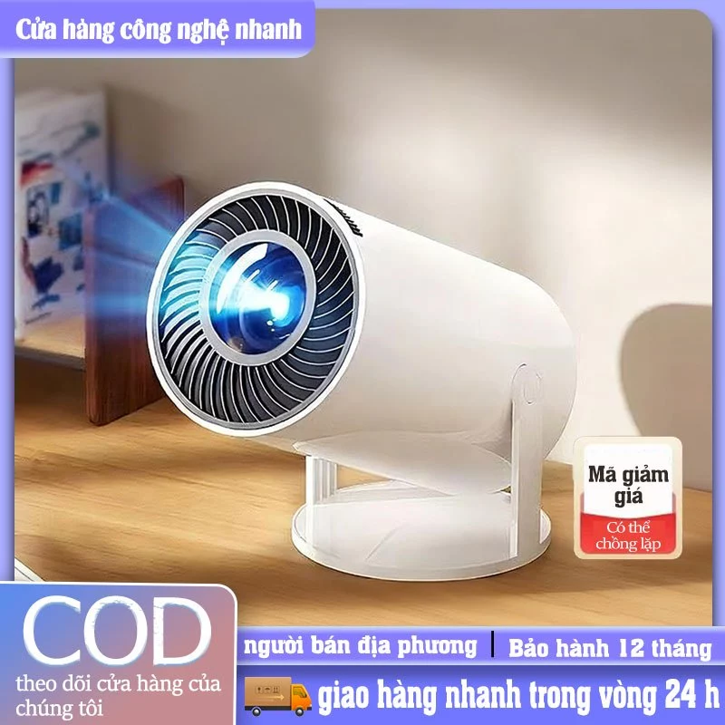 Máy Chiếu Mini HY300 Full HD 1080P – Hỗ Trợ 4K – Android 11 – Loa 3W – Chiếu 130 Inch – Xem Phim Gia Đình — ảnh 1