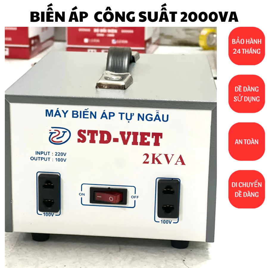 Bộ Chuyển Nguồn 220V sang 100V Chuyên dùng cho hàng nhật bãi. Sử Dụng cho nồi cơm,máy sấy, Lò vi sóng, quạt hút ẩm...