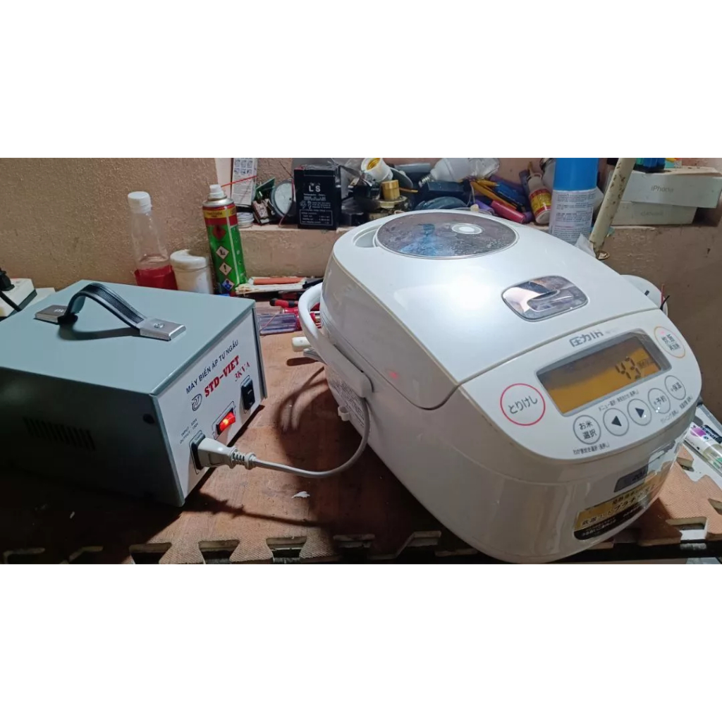 Bộ Chuyển Nguồn 220V sang 100V Chuyên dùng cho hàng nhật bãi. Sử Dụng cho nồi cơm,máy sấy, Lò vi sóng, quạt hút ẩm...