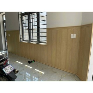 Tấm Nhựa Ốp Tường Nano Lam Sóng (Dài 70cm Rộng 40cm) có nhận thi công