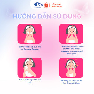 Serum Tẩy Tế Bào Chết Da Mặt AHA BHA Giảm Mụn, Mờ Thâm, Sáng Da Tự Nhiên 40ml Dr Cosmess Chính Hãng