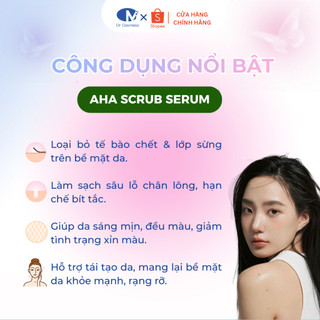 Serum Tẩy Tế Bào Chết Da Mặt AHA BHA Giảm Mụn, Mờ Thâm, Sáng Da Tự Nhiên 40ml Dr Cosmess Chính Hãng