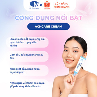 HIỆU QUẢ NHANH | Kem Chấm Mụn Acnecare AHA BHA 20g, Gom Cồi, Xẹp Mụn 24h Tiếng, Ngăn Mụn Dr Cosmess