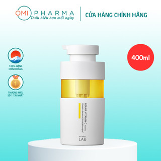 Bộ Dầu Gội Xả Bổ Sung Vitamin C Phục Hồi Tóc Hư Tổn, Dưỡng Mềm Mượt Từ Gốc Đến Ngọn Unlabel LAB 400ml