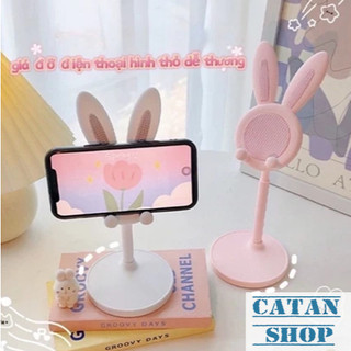 Giá Đỡ Điện Thoại, Chân Kê Điện Thoại Tai Thỏ Dễ Thương, Tùy Chỉnh Cao Thấp Đa Năng-GD968-GiaDT-Tho