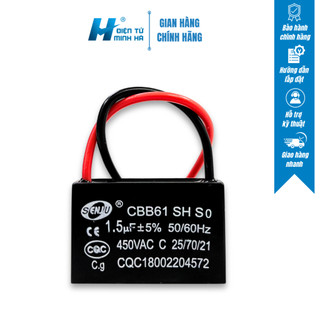 Tụ Quạt Điện 450VAC CBB61 50/60HZ Chính Hãng Chất Lượng Cao, Tụ Khởi Động Quạt Loại Tốt