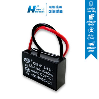 Tụ Quạt Điện 450VAC CBB61 50/60HZ Chính Hãng Chất Lượng Cao, Tụ Khởi Động Quạt Loại Tốt