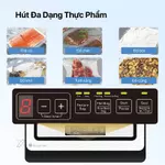 Máy hút chân không thực phẩm KAW K34 - Máy Hút Không Kén Túi Công Suất Lớn 300W, Hút Mọi Loại Thực Phẩm — ảnh 5