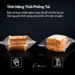Máy hút chân không thực phẩm KAW K34 - Máy Hút Không Kén Túi Công Suất Lớn 300W, Hút Mọi Loại Thực Phẩm — ảnh 8