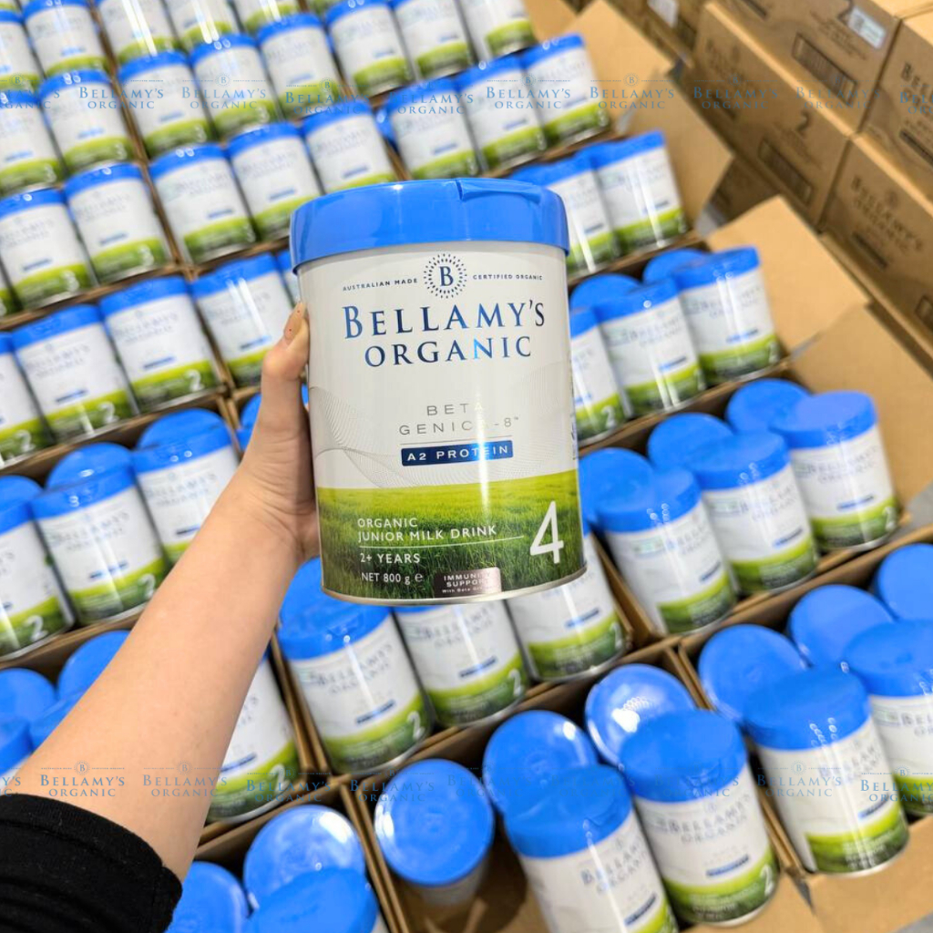 Sữa Bellamy Organic A2 Số 4 ,Từ 2 Tuổi – Phát triển trí não,Hỗ Trợ