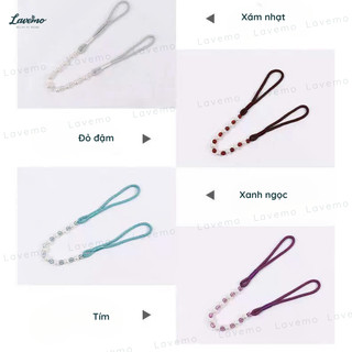Dây Vén Rèm Vải Chuỗi Đá Ngọc Sang Trọng Phụ Kiện Rèm DV25