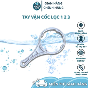 Tay vặn mở cốc lọc nước 123 hiclear