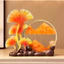 Tượng decor tranh cát chảy- Đồ trang trí sáng tạo, tranh cát lún, đèn decor cho phòng khách.