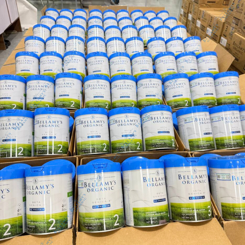 Sữa Bellamy Organic A2 Số 2 Hỗ Trợ Tăng Cân ,Không Bón, Ăn Ngon