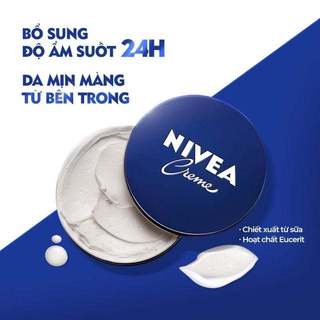 Kem Dưỡng Ẩm Nivea Dưỡng Da mềm mại, mịn màng 60ml
