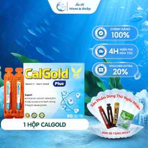 Canxi hữu cơ tăng chiều cao cho bé Calgold Plus giúp tăng chiều cao, xương răng chắc khỏe (H/20 ống)