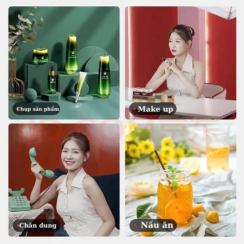Đèn Led Livestream hình chữ nhật full size - Trợ Sáng Livestream, Quay Video, Chụp Ảnh Studio Chuyên Nghiệp