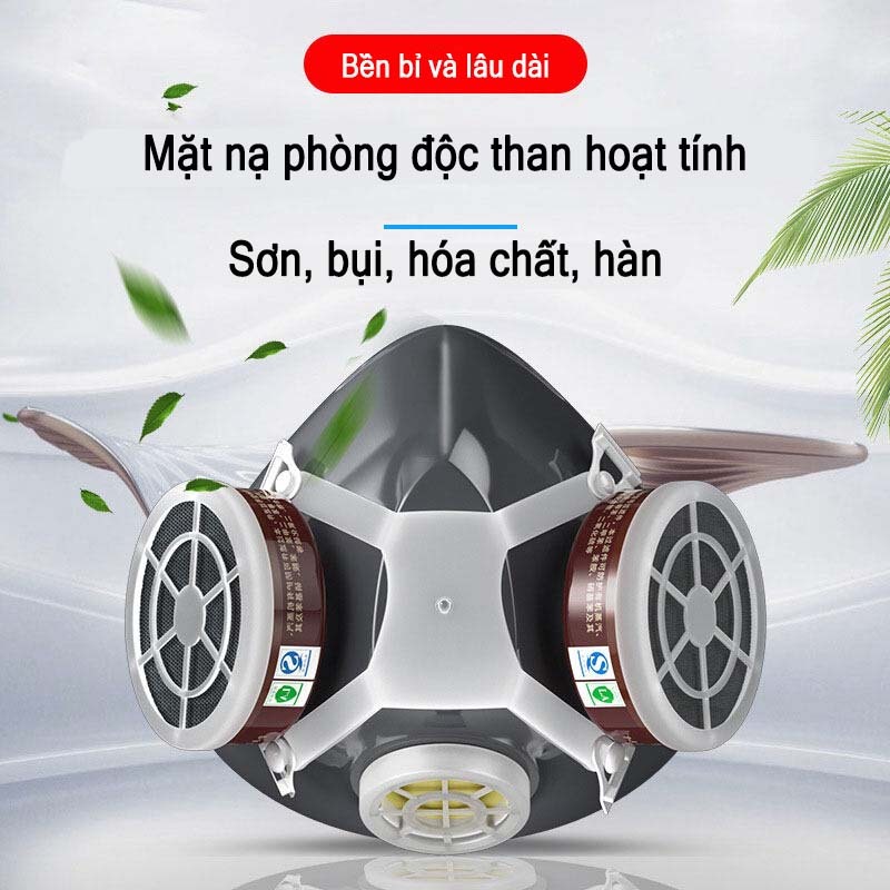 Mặt Nạ Phòng Độc Đa Năng - Giải Pháp Bảo Vệ Toàn Diện Trước Khói Cháy, Bụi Mịn PM2.5 & Ô Nhiễm | Bộ Sản Phẩm Bao Gồm Đầy