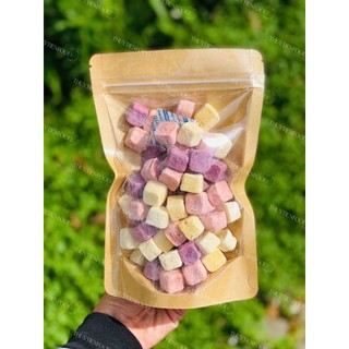 THUYTIENFOOD Combo 3 Túi Dâu tây sấy + Sữa chua + Nấm Đông cô Siêu VIP vị chua ngọt, trái cây