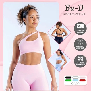Áo tập gym nữ, áo bra thiết kế cổ lọ chất dệt kim cao cấp tôn dáng, co giãn 4 chiều (áo impact lọ)