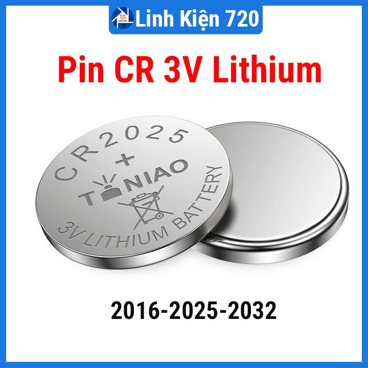 1 viên pin CR Lithium 3V đủ loại CR2016/CR2025/CR2032 | Shopee Việt Nam