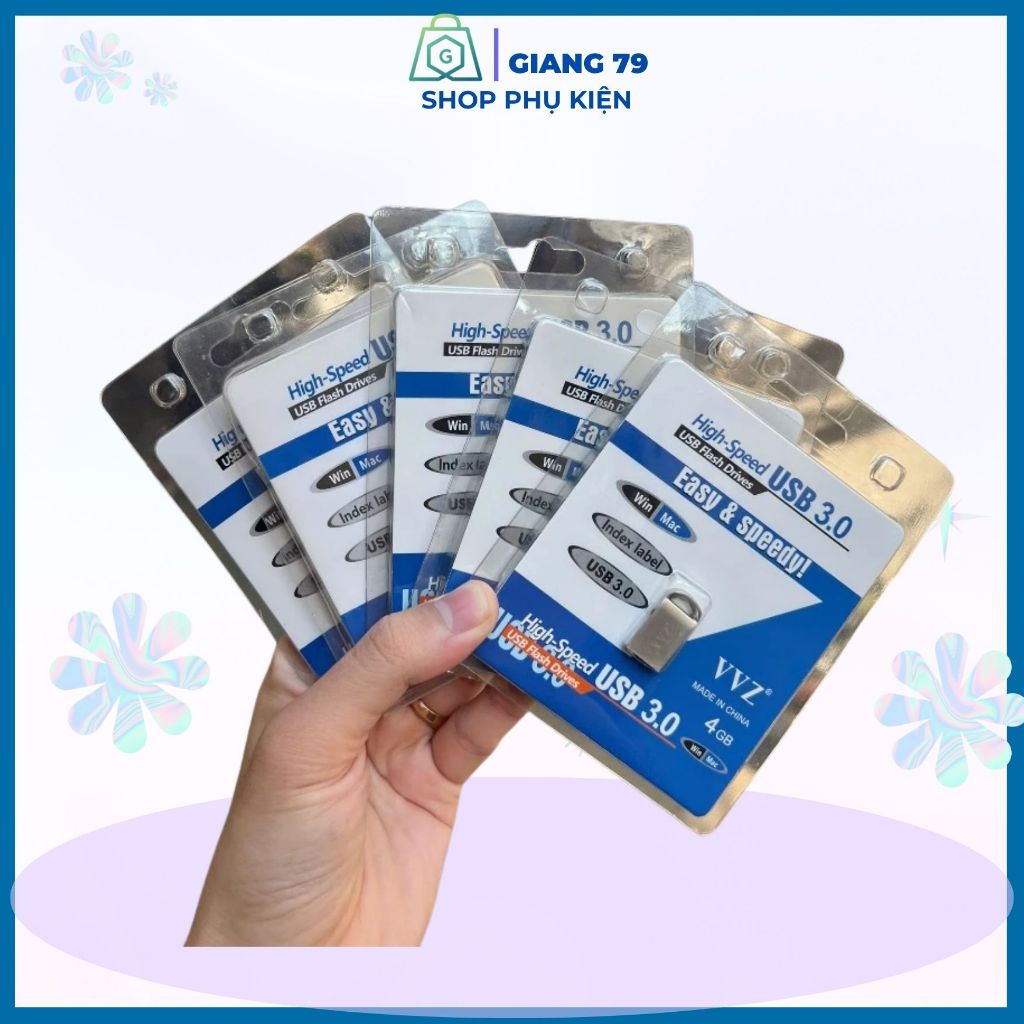 USB Ngắn Chính Hãng VVZ, Tốc Độ Cao, Nhỏ Gọn Tiện Dụng Văn Phòng, Trên Ôtô