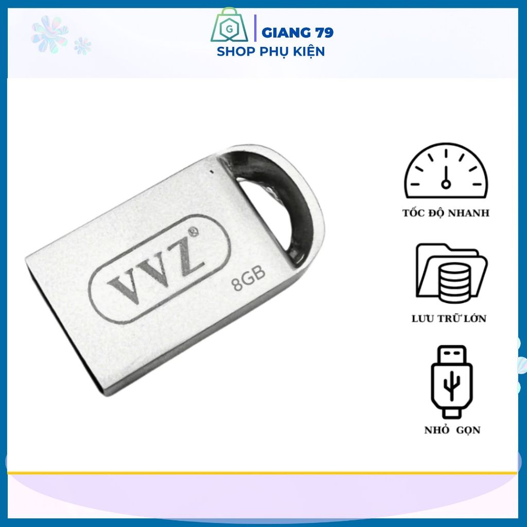 USB Ngắn Chính Hãng VVZ, Tốc Độ Cao, Nhỏ Gọn Tiện Dụng Văn Phòng, Trên Ôtô