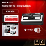 Máy hút chân không thực phẩm KAW K34 - Máy Hút Không Kén Túi Công Suất Lớn 300W, Hút Mọi Loại Thực Phẩm — ảnh 1