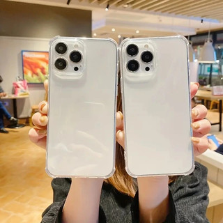 Ốp Lưng Silicon Chống Sốc Chống Va Đập iPhone Dày Dặn Trong Suốt Bảo Vệ Máy Dùng Cho 14 Promax 12 Promax PK027