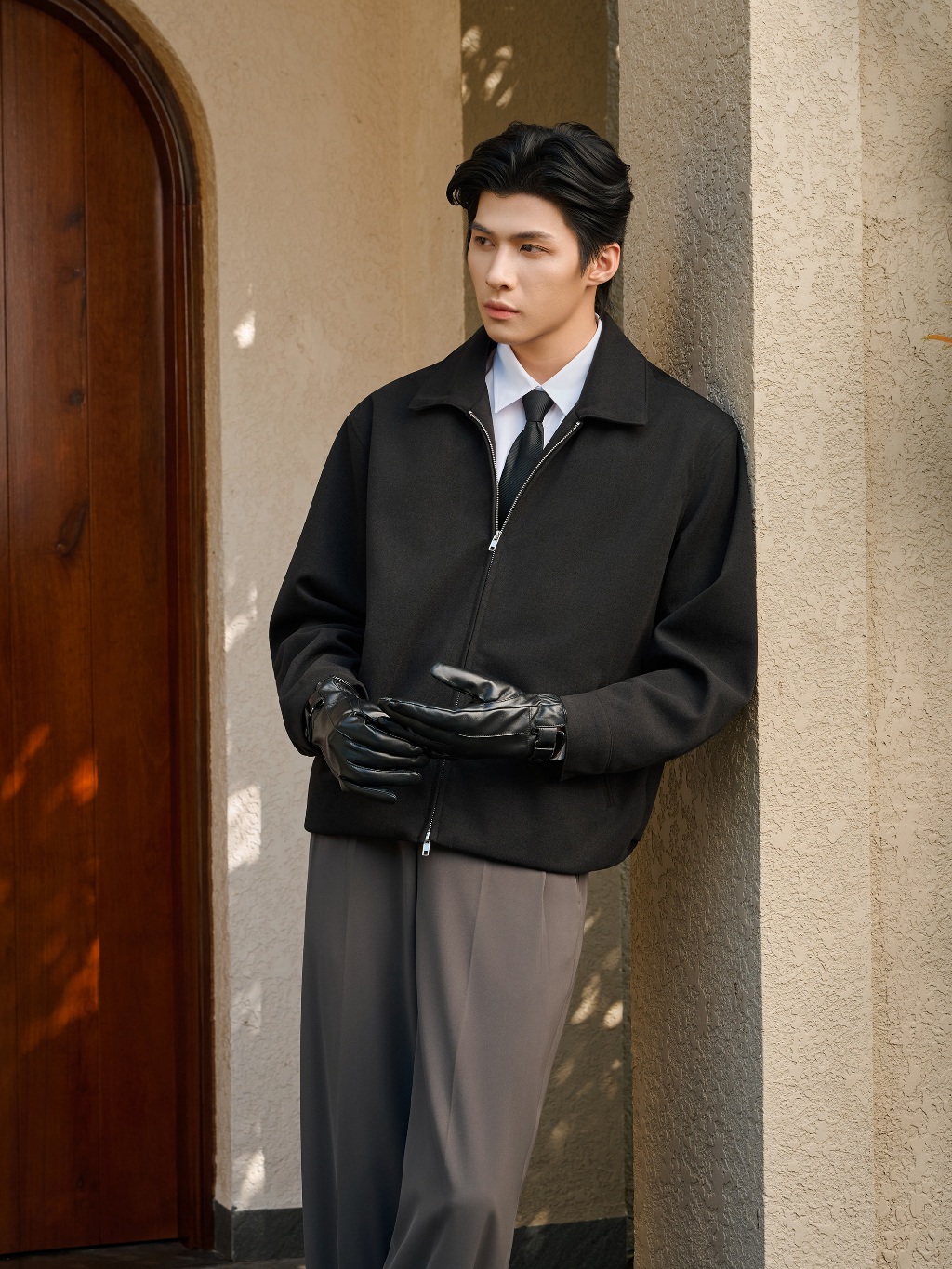 New Arrivals | Áo khoác nam JBAGY Zip Jacket 2 chiều vải dạ cao cấp - JK001