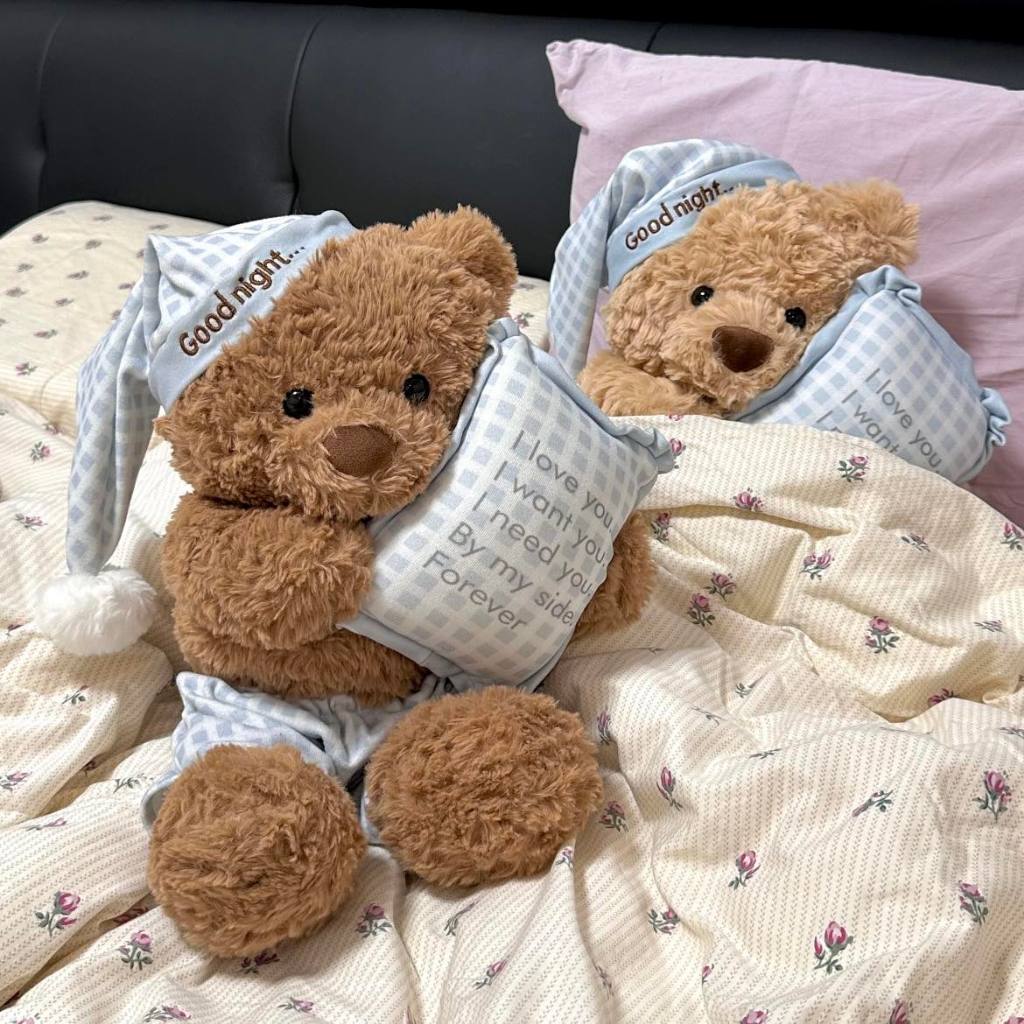 Gấu Bông Teddy Ôm Gối Ngủ Lông Xù Mềm Mại Làm Gấu Ôm Ngủ, Quà Tặng Cho Trẻ Em, Bạn Gái Ngày Sinh Nhật, Noel