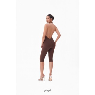 GIDIGIDI - SIA JUMSUIT 10505 jum chất thun co giãn cổ yếm dáng lửng basic