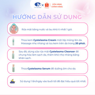 Combo 3 Kem Mờ Nám Cystelasma Dr Cosmess - Giảm Nám, Mờ Thâm, Sáng Da Tức Thì Hiệu Quả