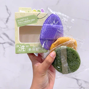 Mút rửa mặt XUNFUJI - Tẩy da chết