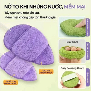 Mút rửa mặt XUNFUJI - Tẩy da chết