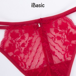 [SEASON OF LOVE] Quần lót Quần chip lọt khe dây một mảnh ren màu đỏ gợi cảm sexy iBasic PANW198