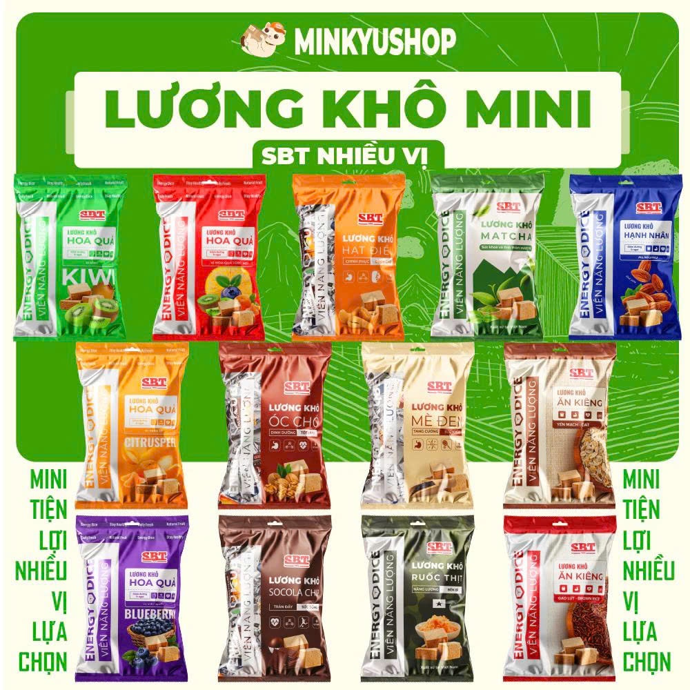 [CHÍNH HÃNG] Lương Khô Mini SBT Nhiều Vị Túi 500g Tiện Lợi Thay Thế Bữa ...