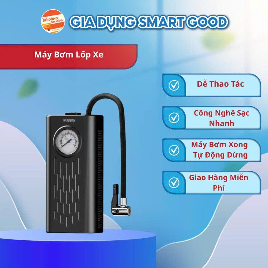 Máy Bơm Lốp Ô Tô - Hình ảnh thực tế