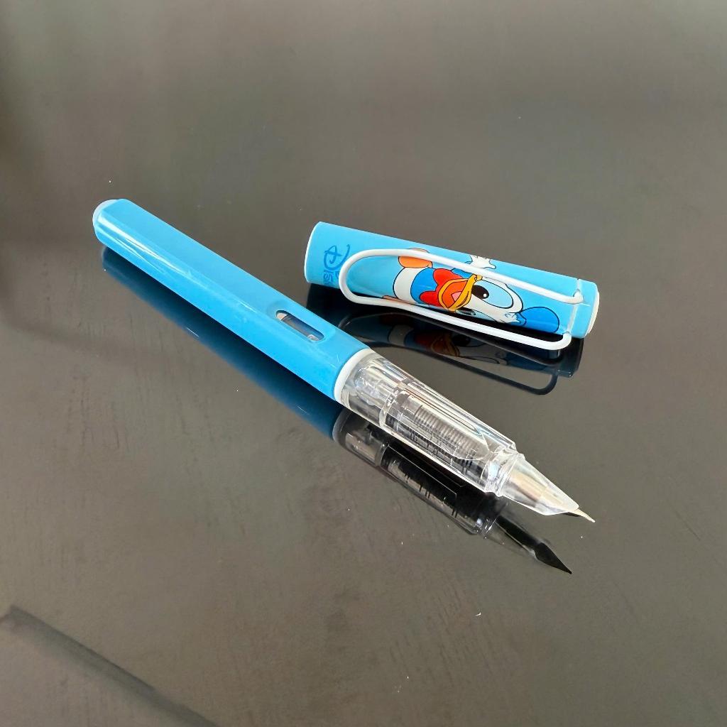 Bút Máy Ngòi Mài S-04 (Mới) Nét Chữ Tiêu Chuẩn 0.38mm (Bút Sử Dụng Ống Mực +Mực Lọ) Viết Êm Trơn cho học sinh lớp 1-5